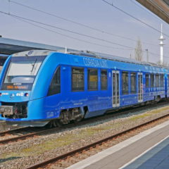 Hydrogen powered train illustrates the start of hydrogen in transport.