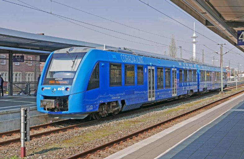 Hydrogen powered train illustrates the start of hydrogen in transport.