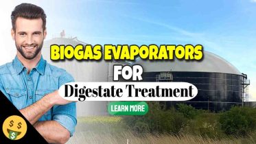 Image text: "Biogas Evaporators for Digestate Treatment".