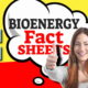 Image text: "Bioenergy Fact Sheets".